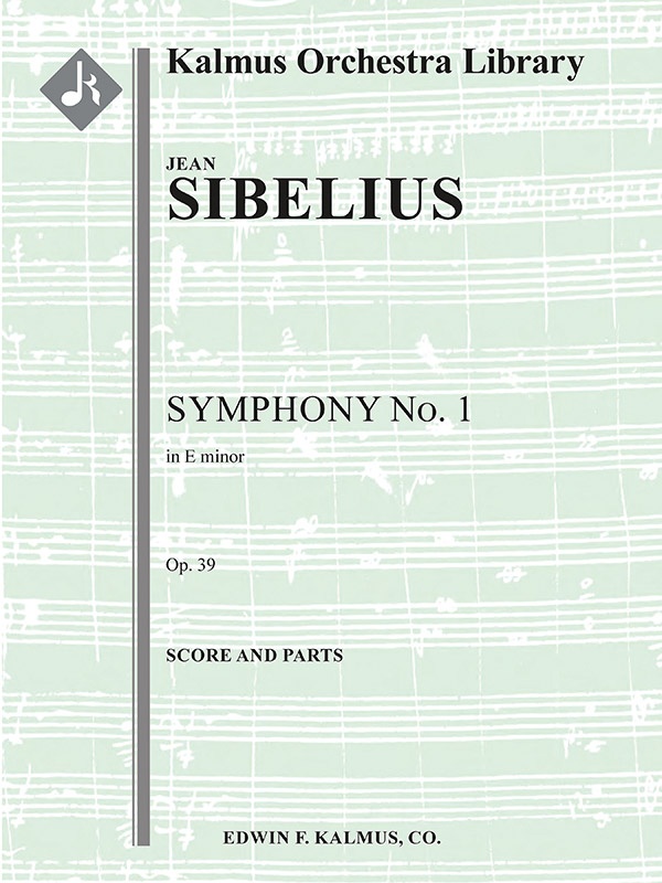 Symphony No. 1 In E Minor, Op. 39 Conductor Score & Parts