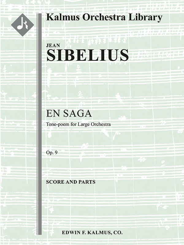 En Saga, Op. 9 Conductor Score & Parts