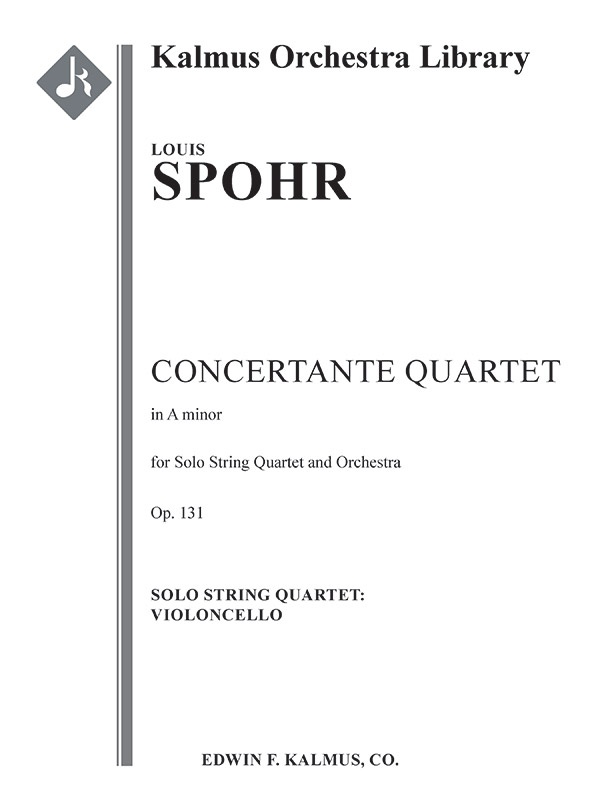 Concertante Quartet In A Minor, Op. 131 Violoncello Solo