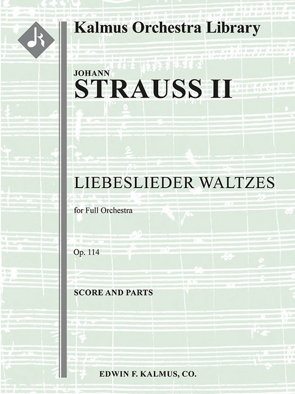 Liebeslieder Walzer (Waltzes), Op. 114 Score And Parts