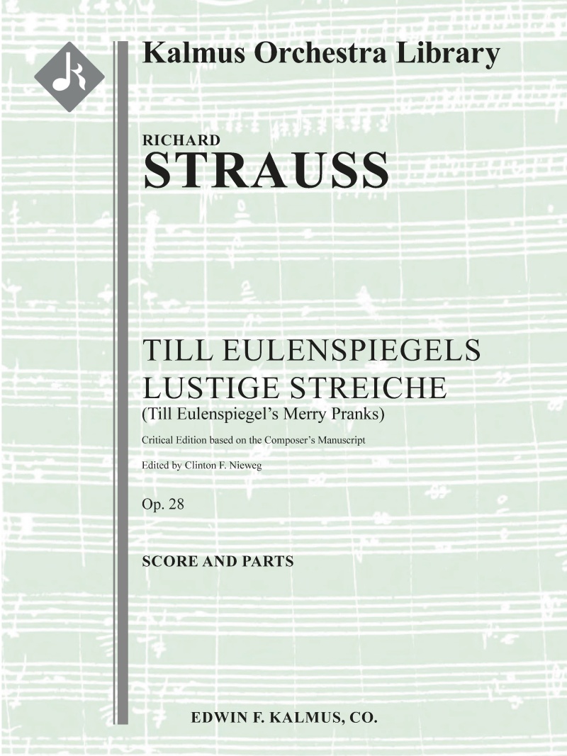Till Eulenspiegel Lustige Streiche, Op. 28 Score And Parts