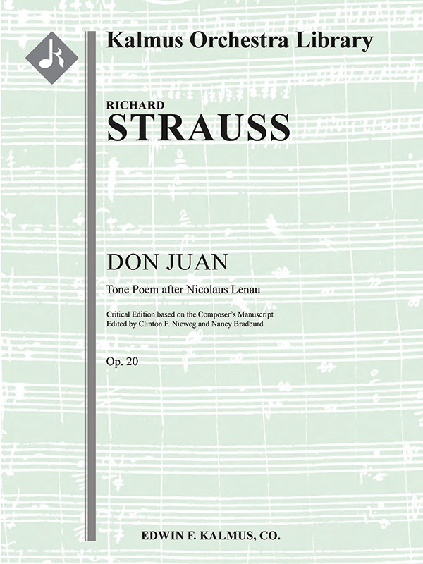 Don Juan, Op. 20 (Critical Edition) Full Score