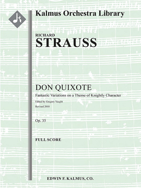 Don Quixote For Cello And Orchestra, Op. 35 Full Score