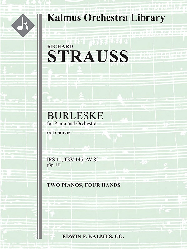 Burleske In D Minor For Piano And Orchestra, Irs 11 (Trv 145; Av 85) Book