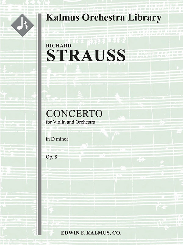 Concerto For Violin In D Minor, Op. 8 Conductor Score