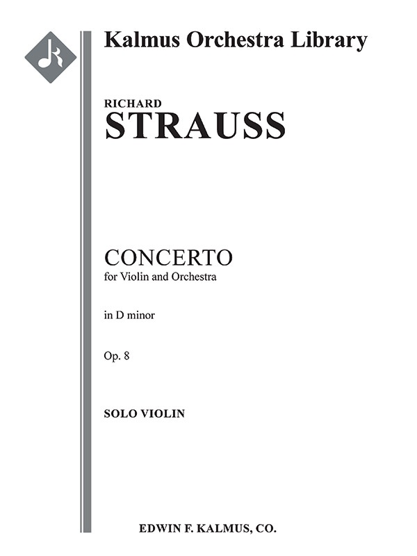 Concerto For Violin In D Minor, Op. 8 Solo Part