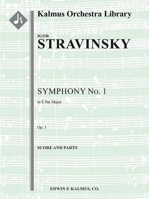 Symphony No. 1 In E-Flat, Op. 1 Conductor Score & Parts