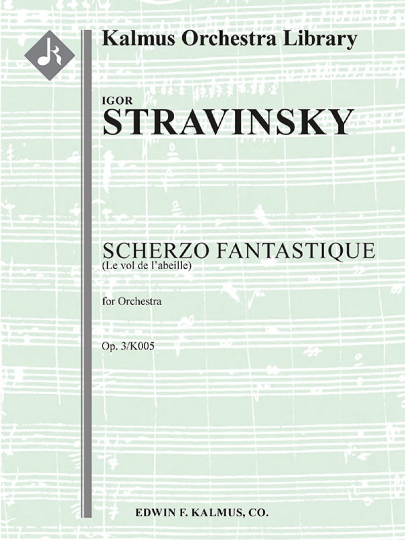 Scherzo Fantastique, Op. 3/K005 (Le Vol De L'abeille) Conductor Score