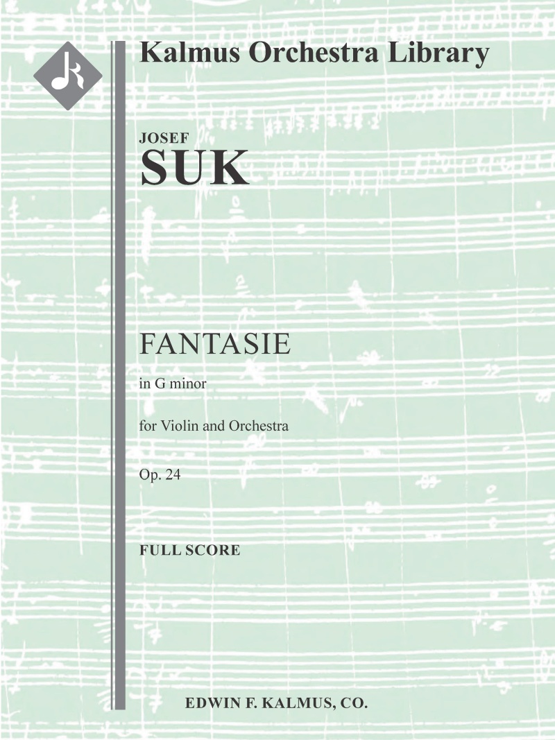 Fantasie In G Minor, Op. 24 Conductor Score