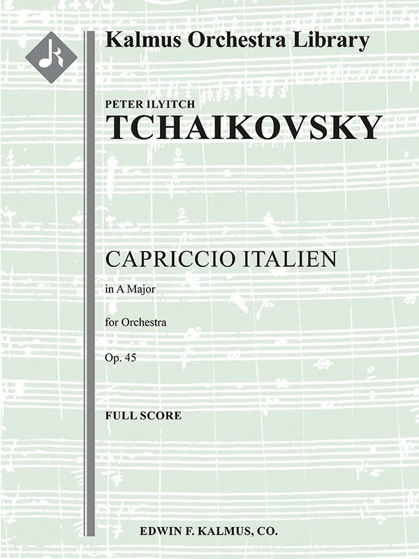 Capriccio Italien, Op. 45 Conductor Score