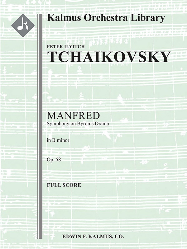 Manfred Symphony, Op. 58 Conductor Score