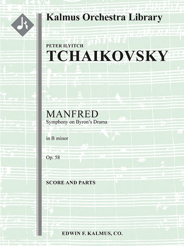 Manfred Symphony, Op. 58 Conductor Score & Parts