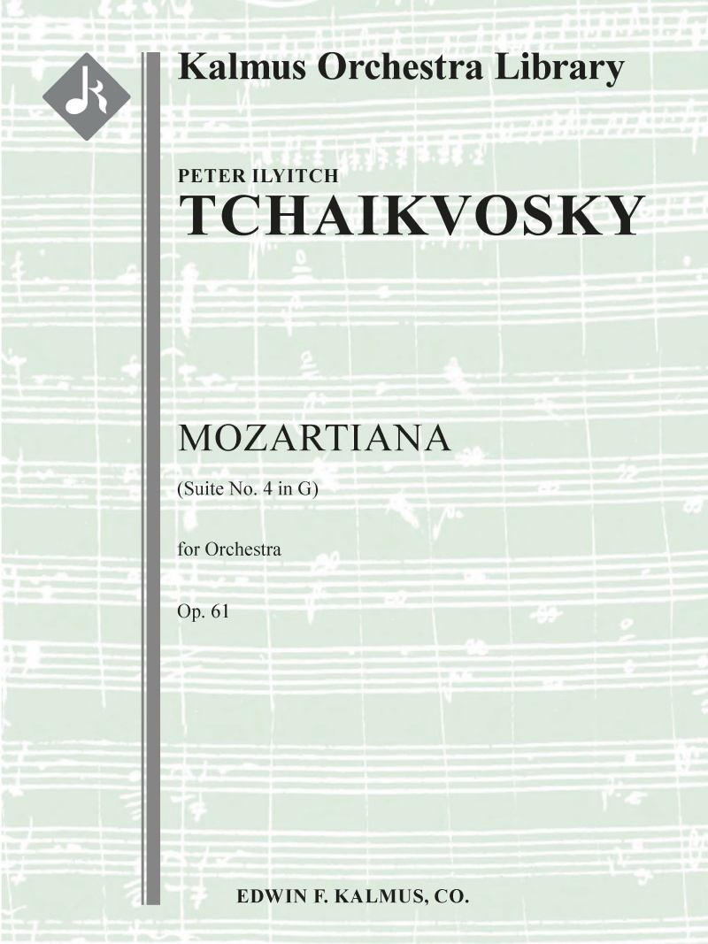 Mozartiana, Op. 61 (Suite No. 4 In G) Solo Violin