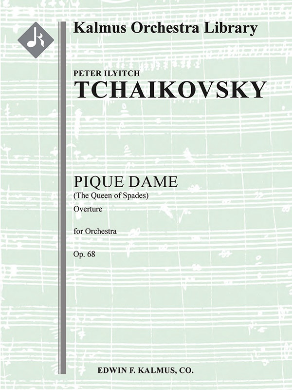 Pique Dame, Op. 68: Overture Conductor Score & Parts