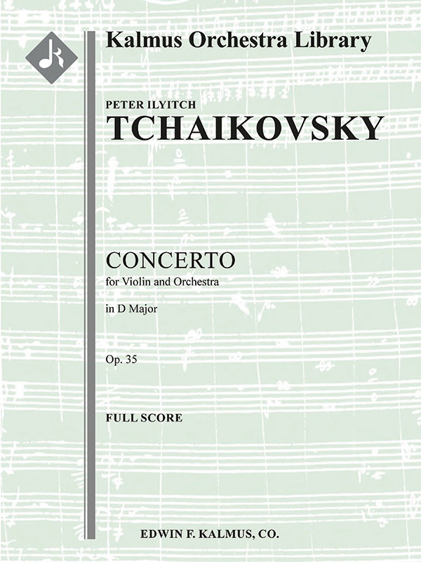 Concerto For Violin In D, Op. 35 Conductor Score
