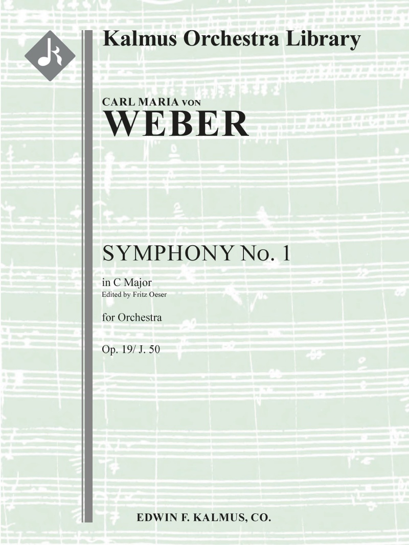 Symphony No. 1 In C, Op. 19/J. 50 Conductor Score