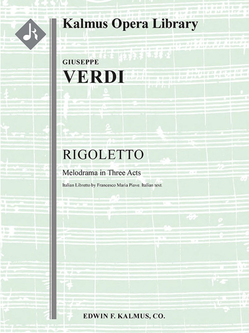 Rigoletto (Complete) Score And Parts