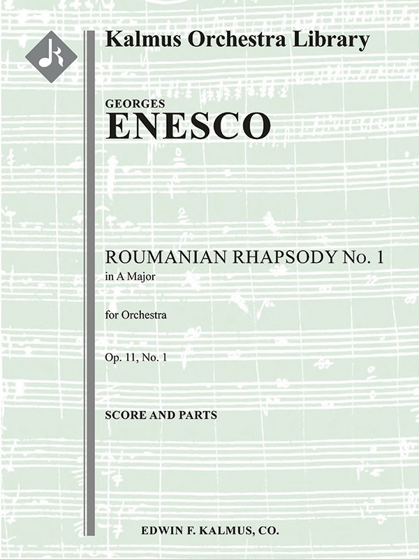 Roumanian Rhapsody Op. 11, No. 1 In A Major Conductor Score & Parts