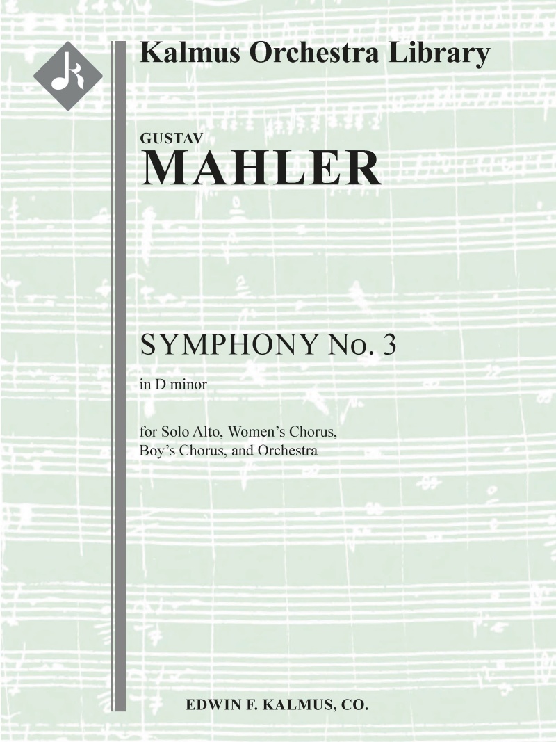 Symphony No. 3 In D Minor Conductor Score