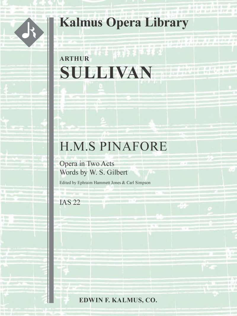 Hms Pinafore (Simpson/Jones) Score And Parts