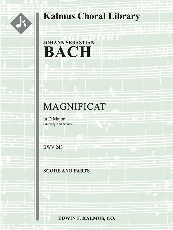 Magnificat In D, Bwv 243 Conductor Score & Parts