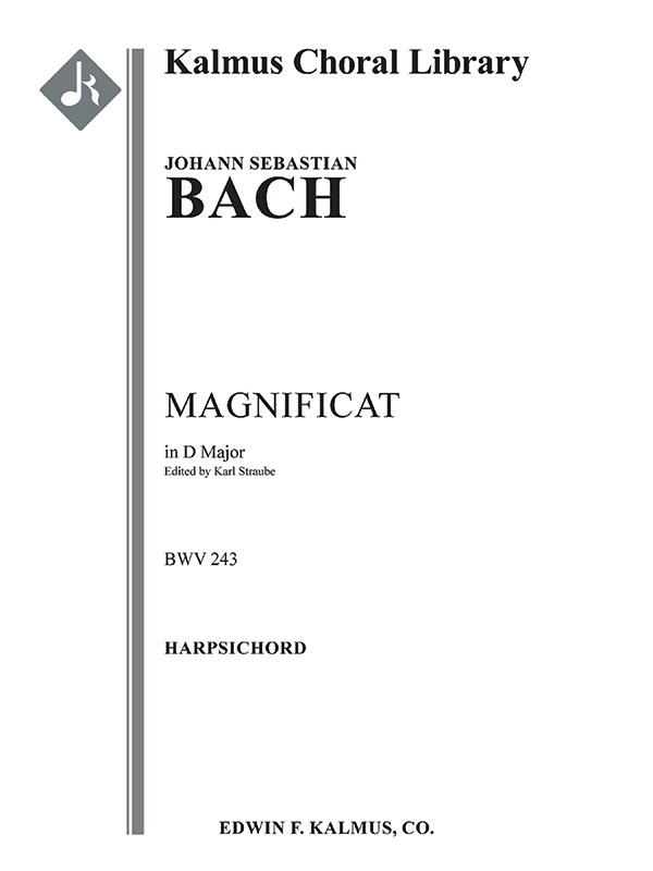 Magnificat In D, Bwv 243 Harpsichord Part