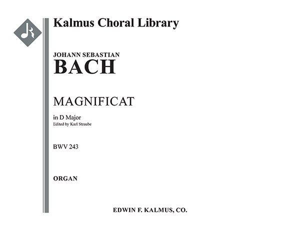 Magnificat In D, Bwv 243 Organ Part