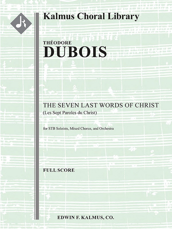 The Seven Last Words Of Christ (Les Sept Paroles Du Christ) Conductor Score