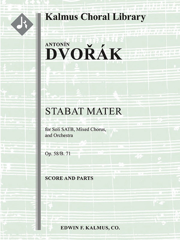 Stabat Mater, Op. 58/B. 71 Conductor Score & Parts