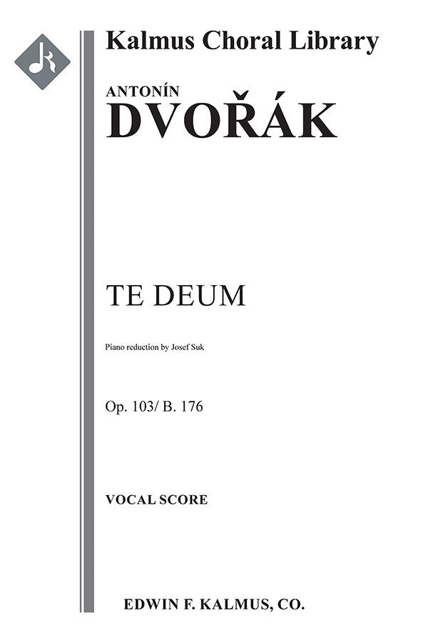Te Deum, Op. 103/B. 176 Solo Part