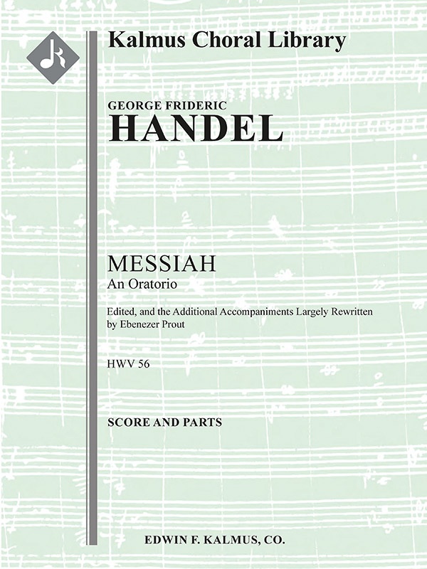 Messiah, Hwv 56 (Complete, Prout Edition) Score & Parts