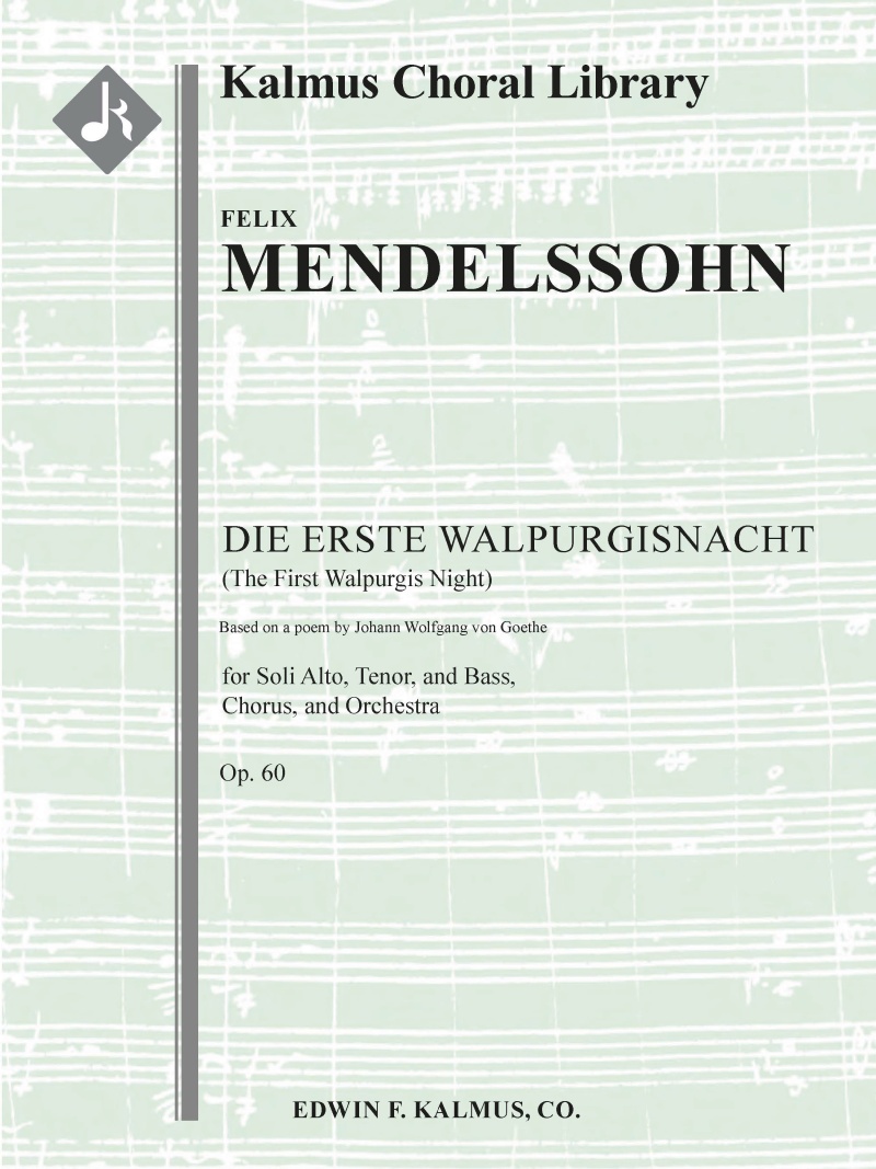 Die Erste Walpurgisnacht, Op. 60 Conductor Score