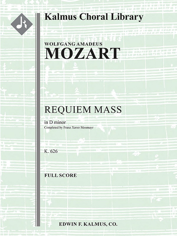 Requiem Mass In D Minor, K. 626 Full Score