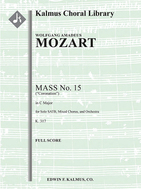 Mass No. 15 In C, K. 317 (Coronation Mass) Score
