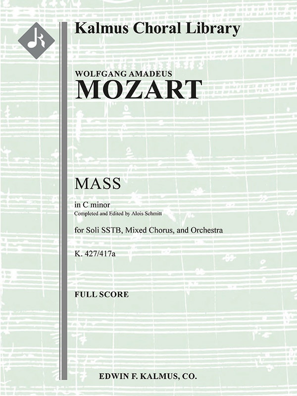 Mass In C Minor, K. 427/417A (Schmitt) Conductor Score