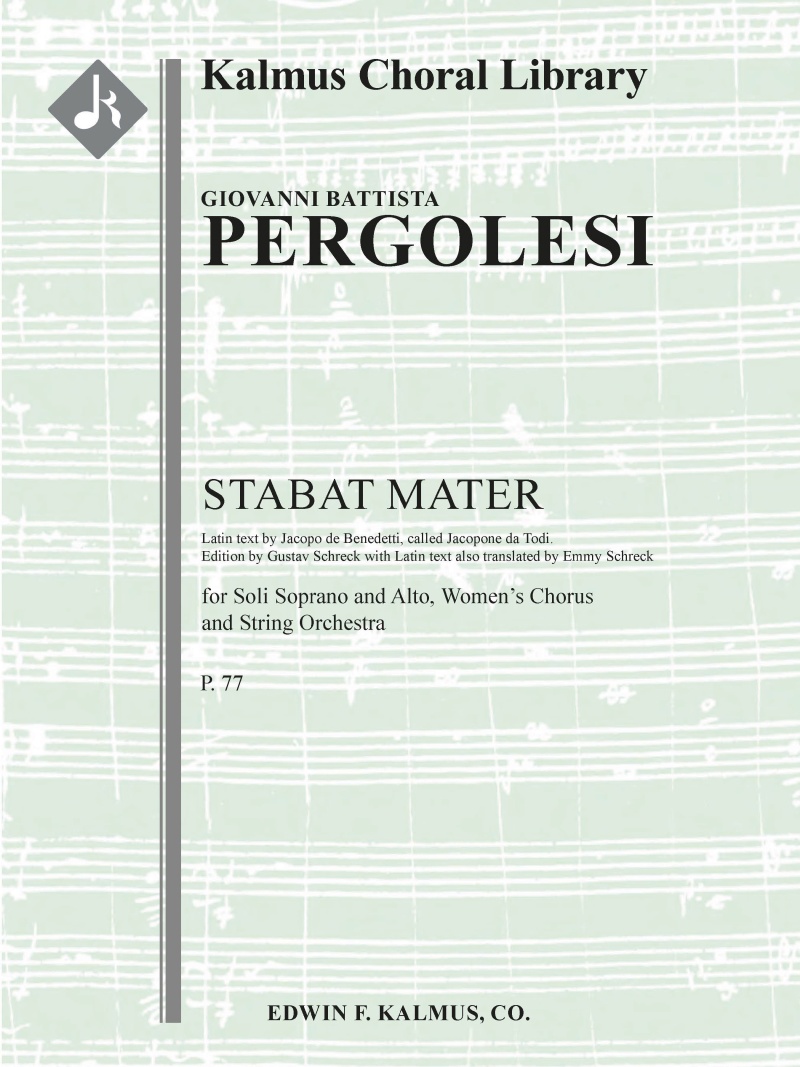 Stabat Mater, P. 77 Full Score