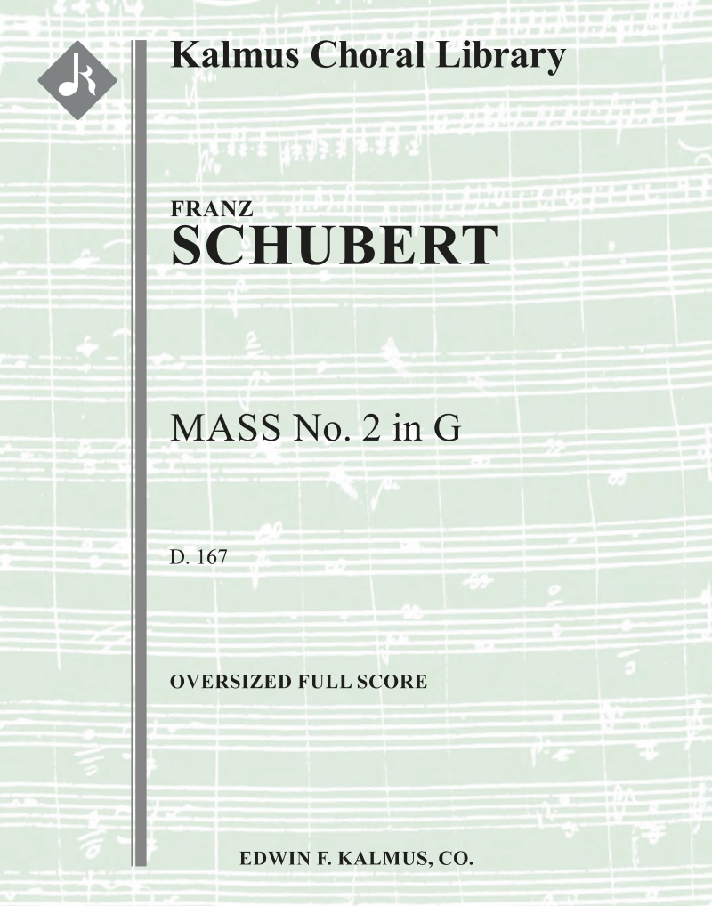 Mass No. 2 In G, D. 167 (1815) Oversized Score