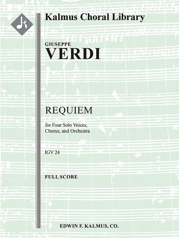 Requiem (Messa Da Requiem; Totenmesse) Conductor Score