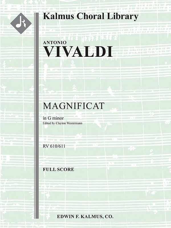 Magnificat In G Minor, Rv 610/611 Full Score
