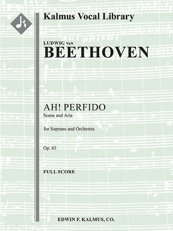 Ah! Perfido, Op. 65 Conductor Score