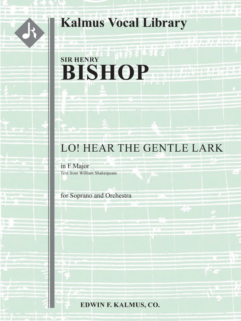Lo! Hear The Gentle Lark (F) Conductor Score