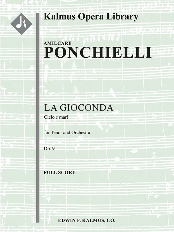 La Gioconda: Act Ii (Tenor): Cielo E Mar Conductor Score