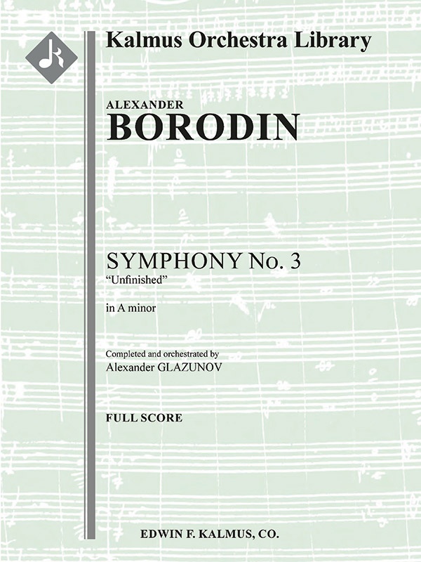 Symphony No. 3 In A Minor, 'Unfinished' (Completed And Orchestrated By Glazunov) Conductor Score