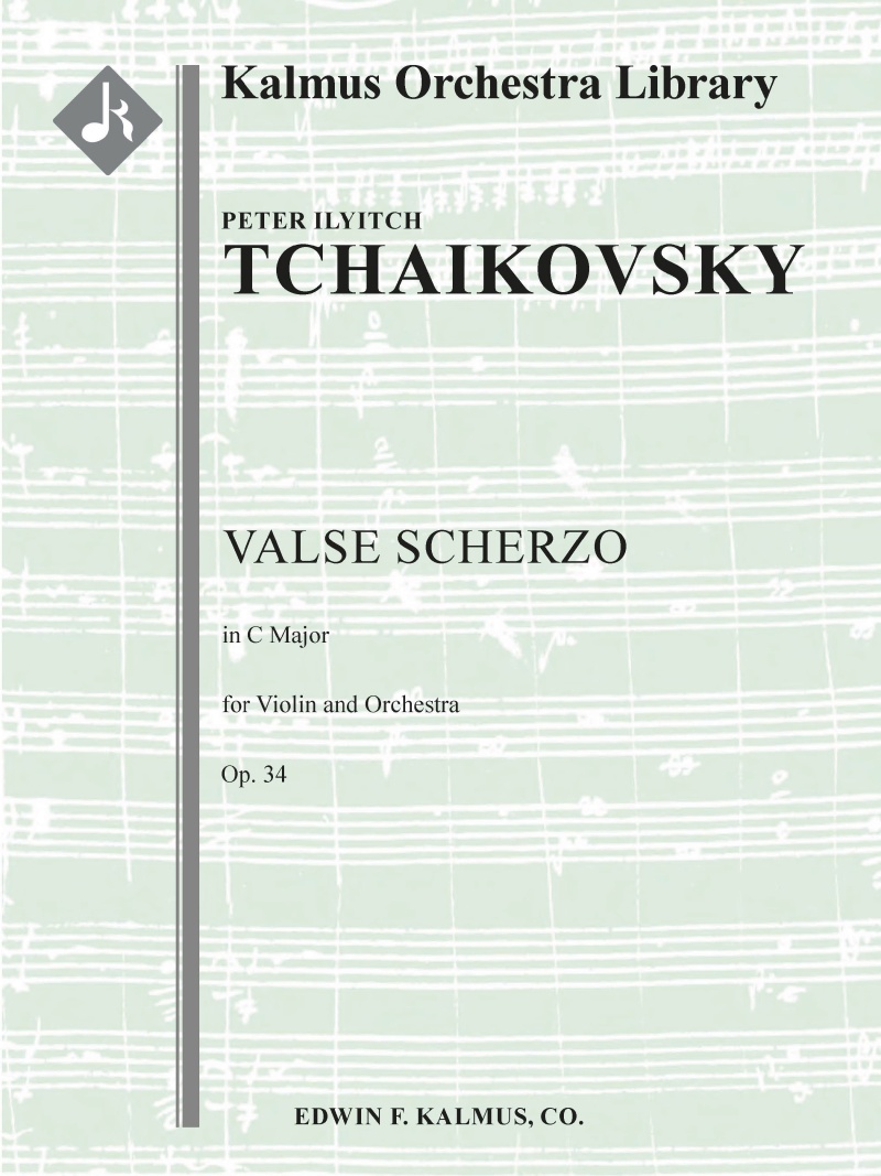 Valse Scherzo, Op. 34 Conductor Score