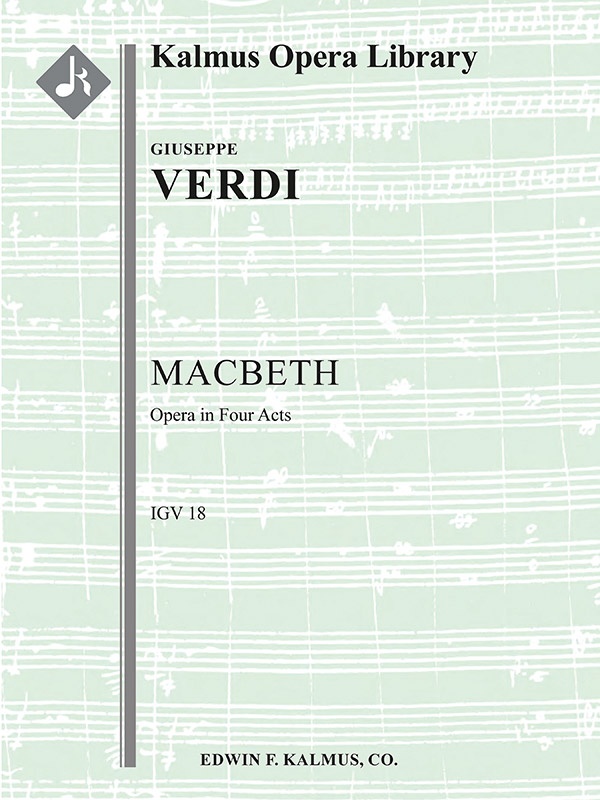 Macbeth (Complete 1865 Version) Conductor Score