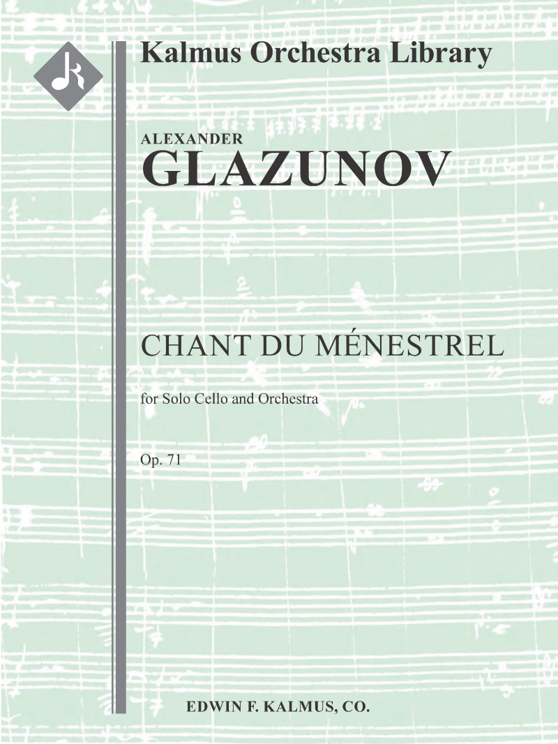 Chant Du Menestrel, Op. 71 Solo Violoncello Part