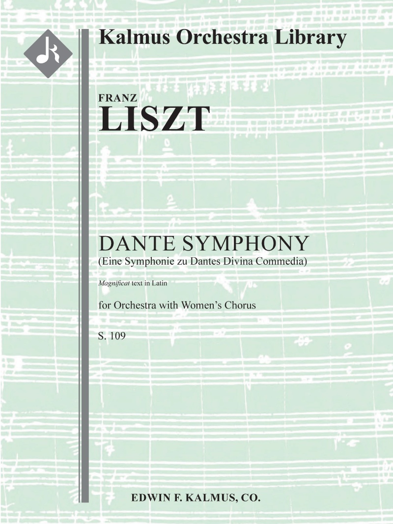 Dante Symphony, S. 109 (Eine Symphonie Zu Dantes Divina Commedia) Alto Choral Octavo