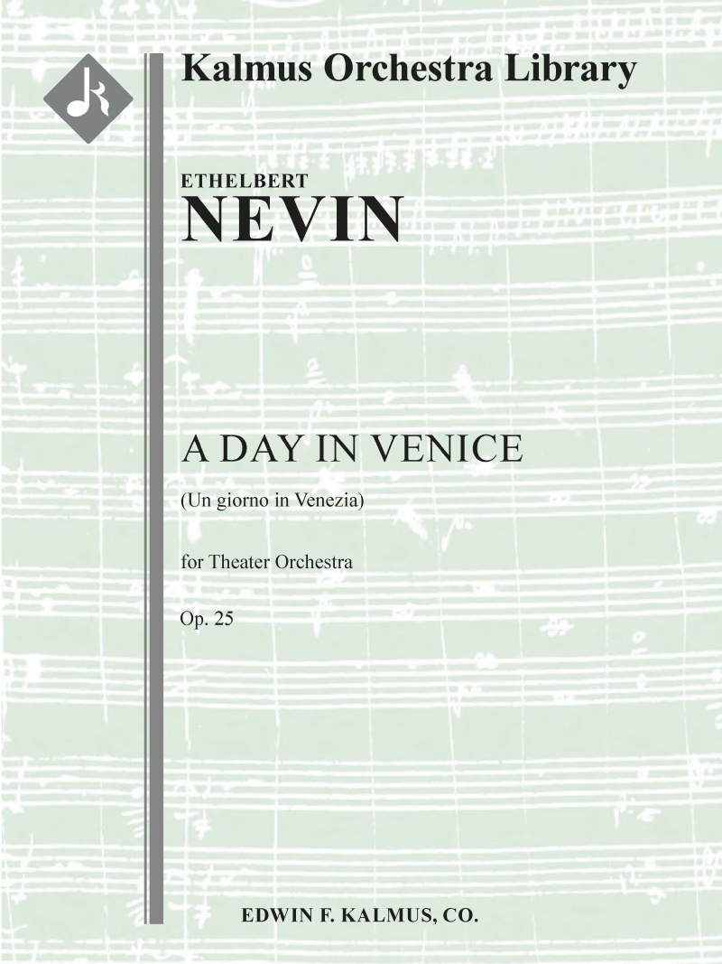 Day In Venice, A (Un Giorno In Venezia), Op. 25 Condensed Score