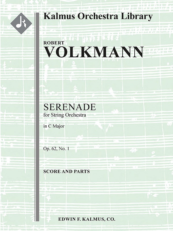 Serenade No. 1 For Strings In C, Op. 62 Conductor Score & Parts