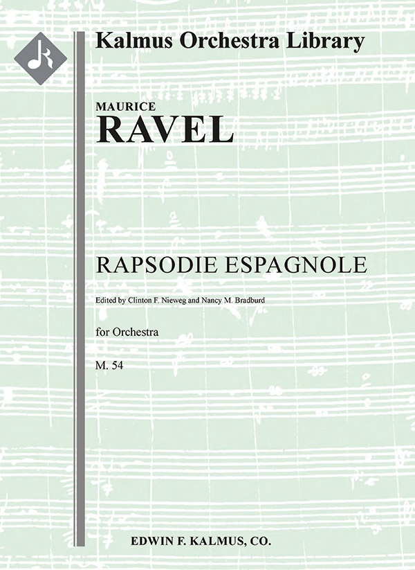Rapsodie Espagnole, M. 54 Conductor Score